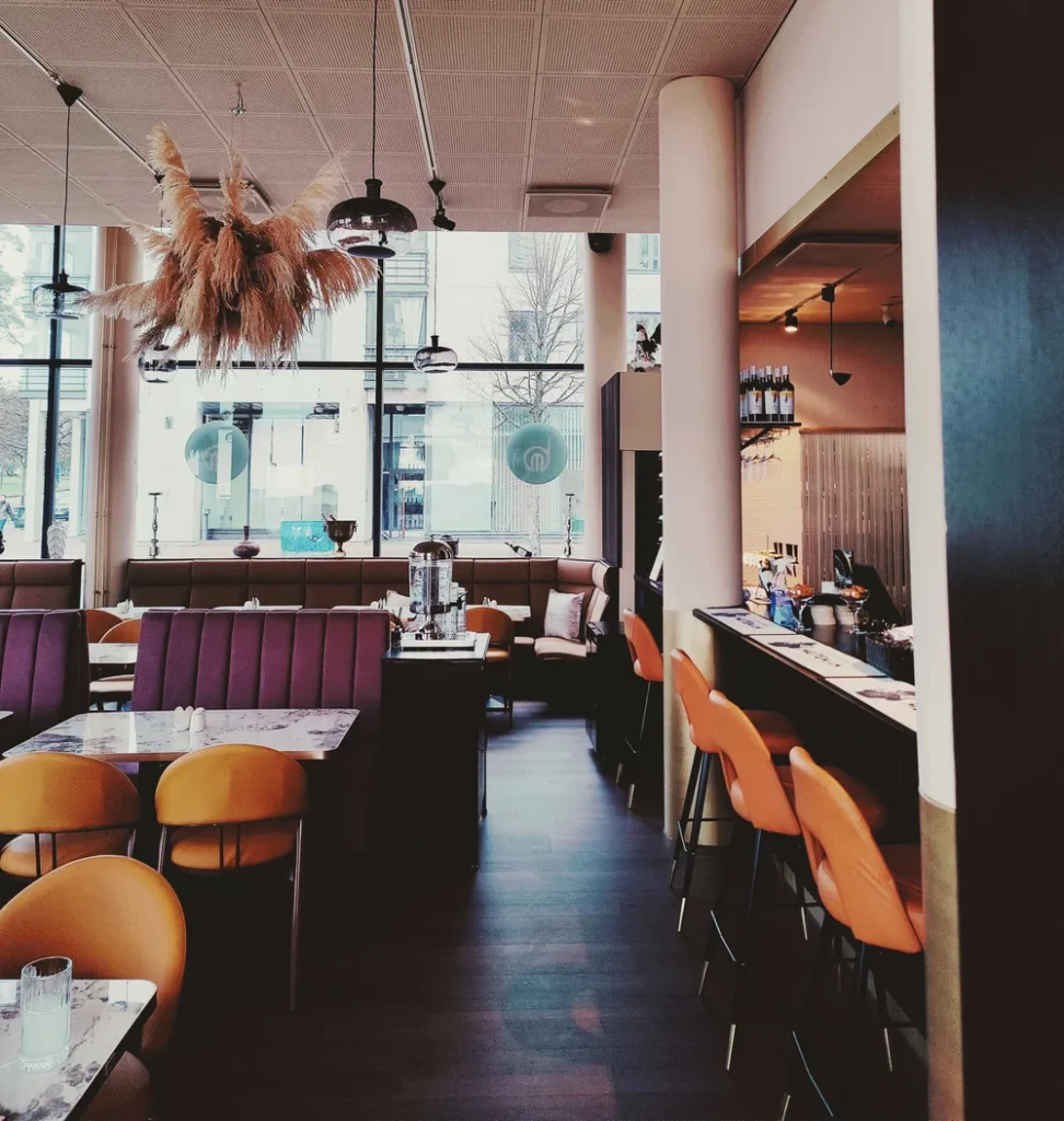 Bella marina restaurant interior design