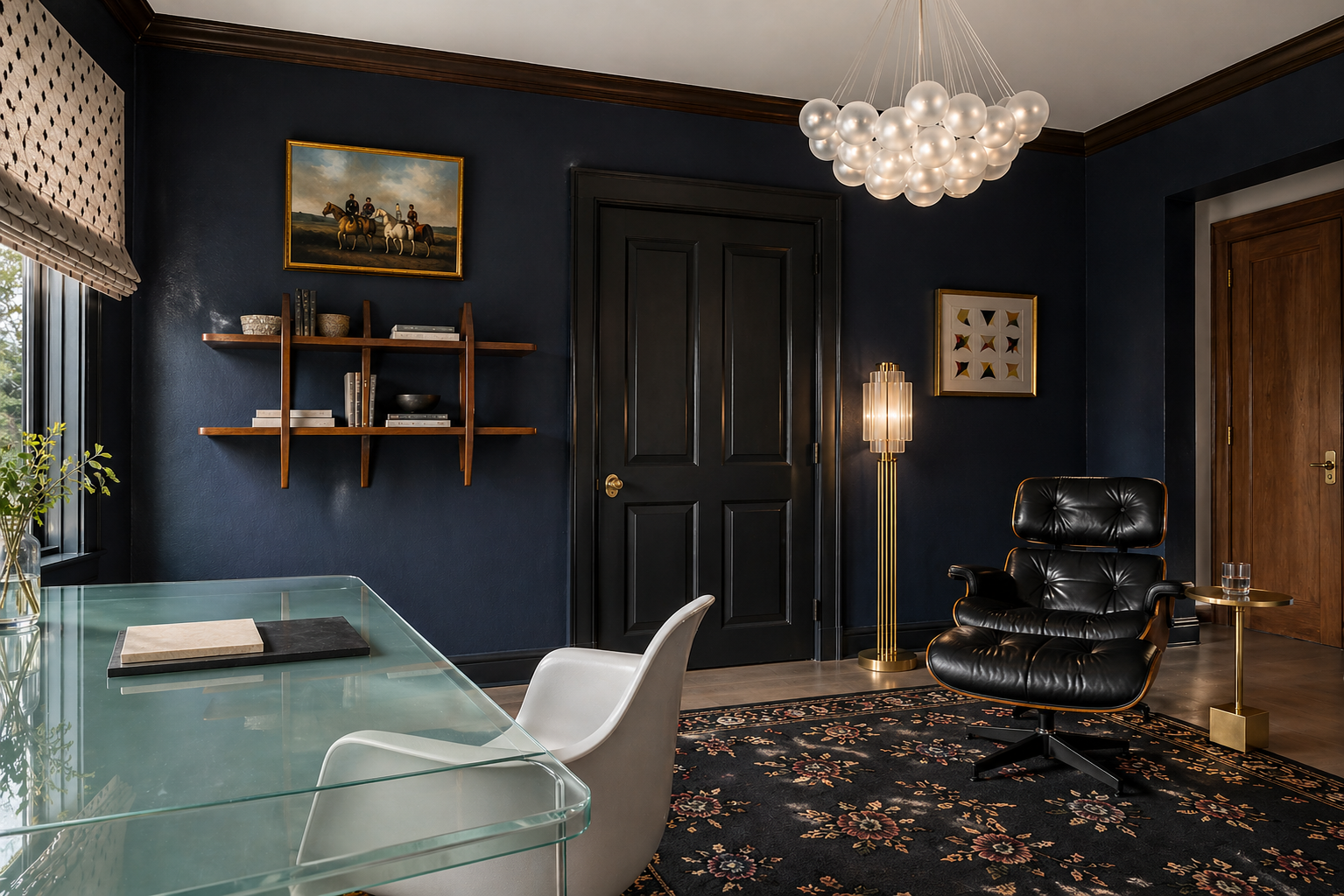 Study room interior design in Espoo Finland