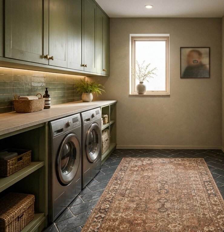 laundry room design in kumpula helsinki